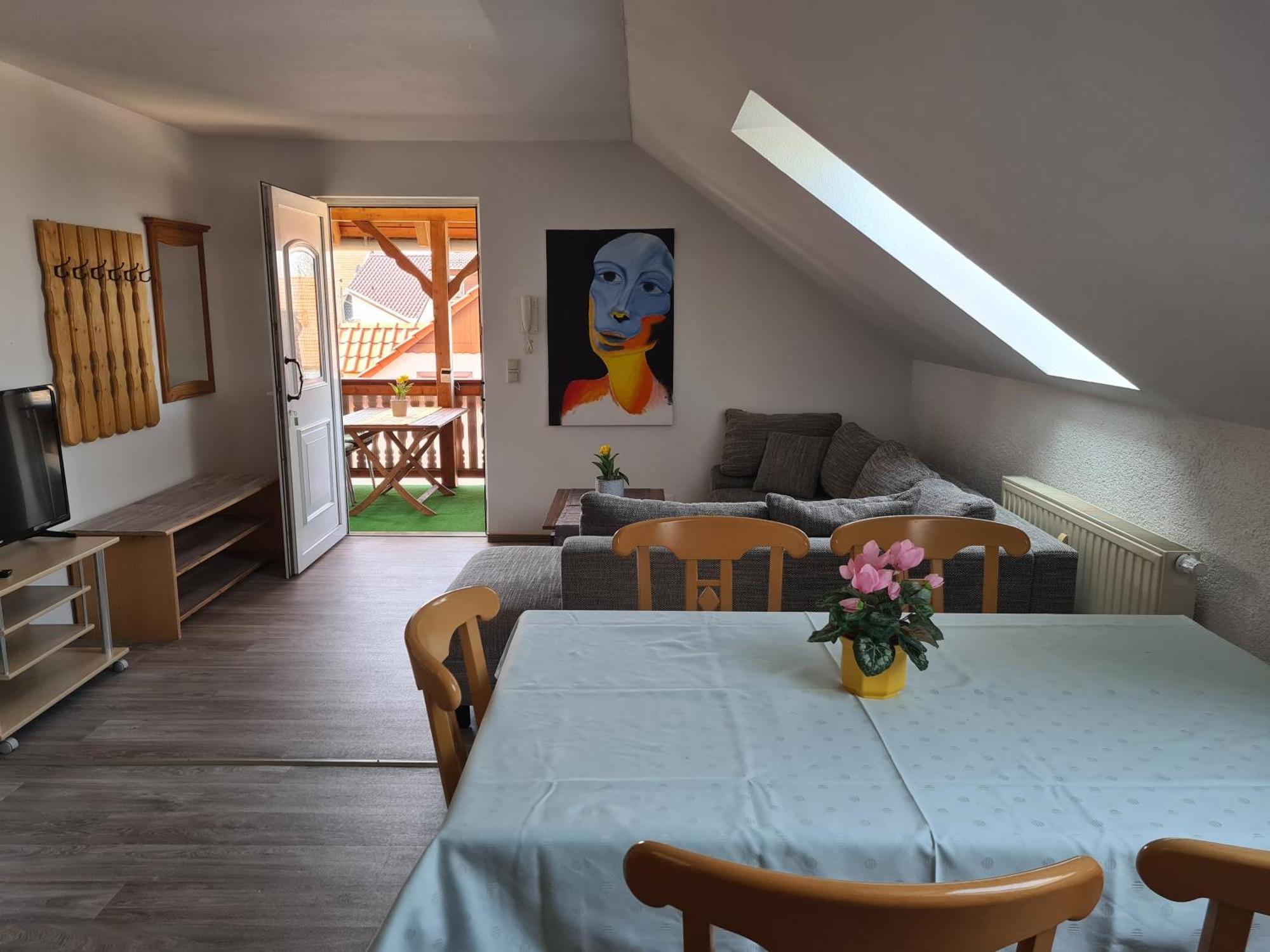 Ferienwohnung Weisskopf Alkersleben Dış mekan fotoğraf