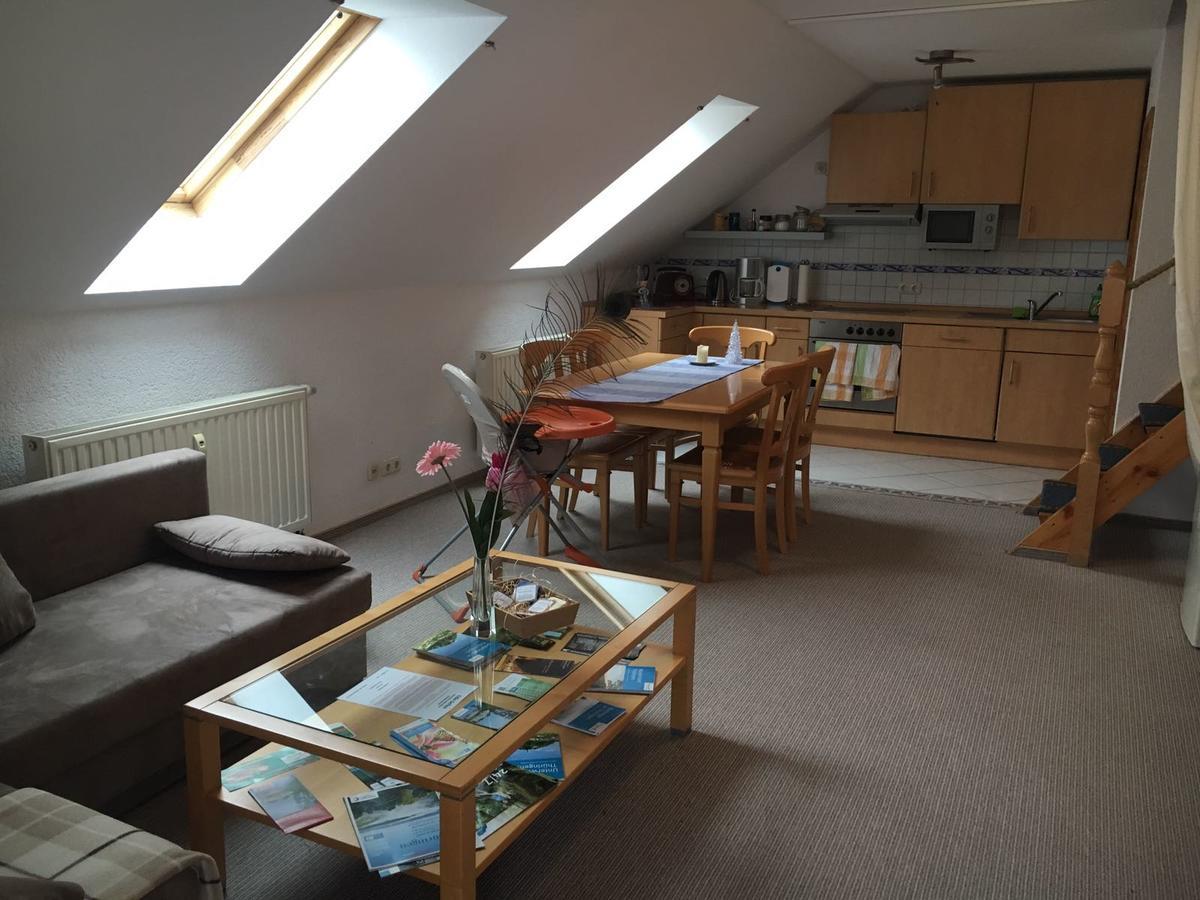 Ferienwohnung Weisskopf Alkersleben Dış mekan fotoğraf